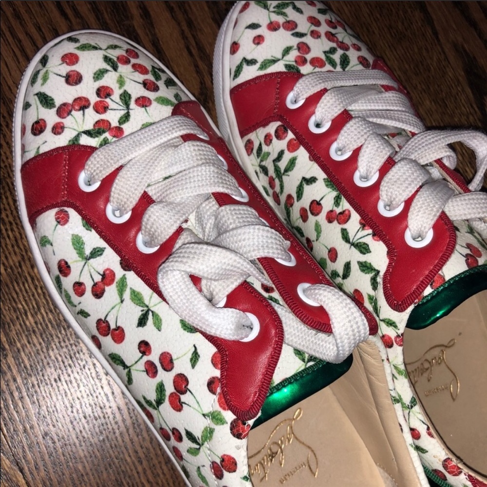 Christian Loub Strawberry Sneakers